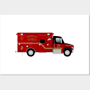 Bernalillo County Fire Department Ambulance Posters and Art